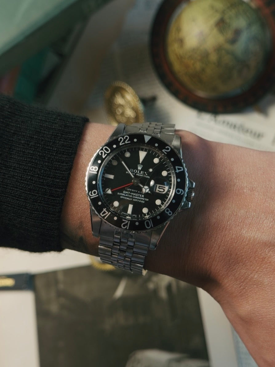 ROLEX SS “TIFFANY DIAL” Long E GMT Master 1968s