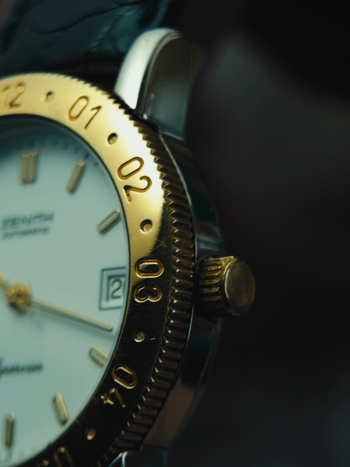 ZENITH エペルヴィエ 18Kゴールドベゼル 1990年代