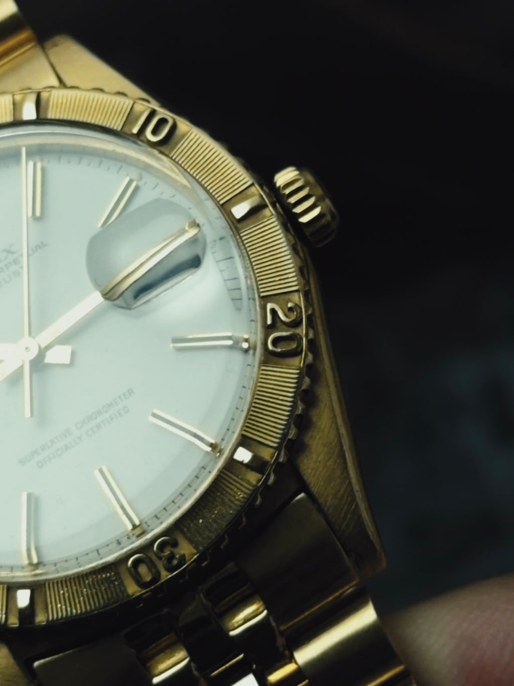 ROLEX 18K Yellow Gold Datejust "Thunderbird" White Dial 1970s｜ロレックス ヴィンテージ時計 - 20