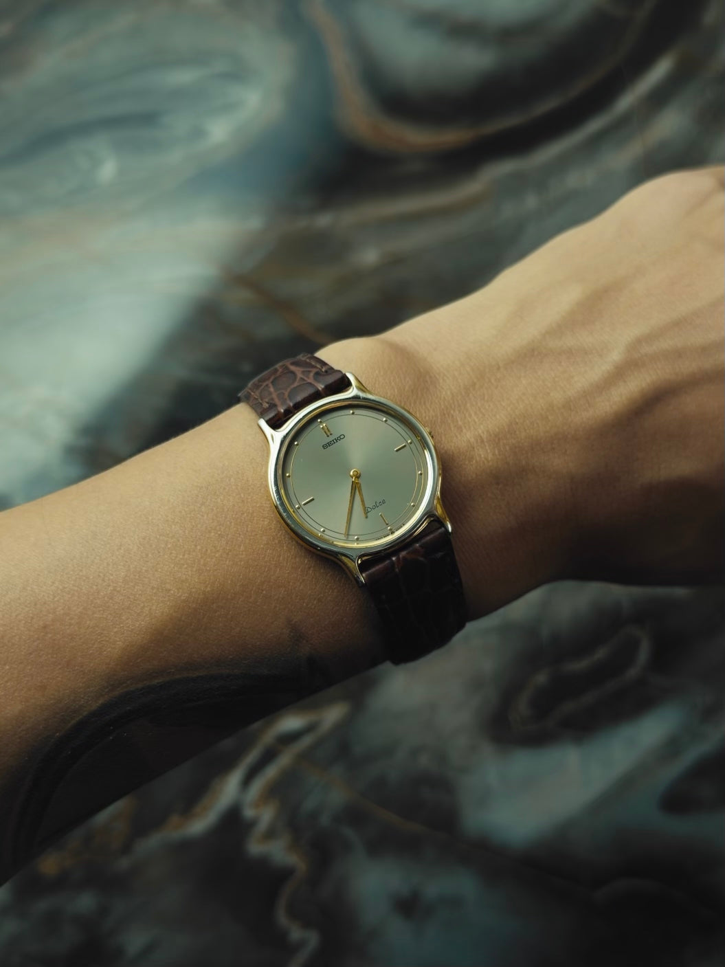 SEIKO Dolce Quartz Vintage gold 1989s