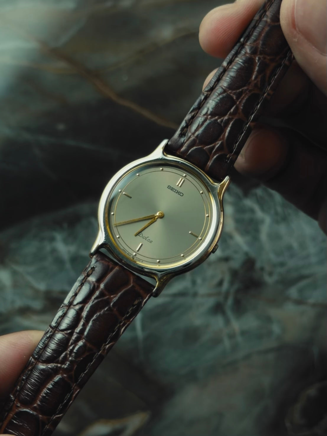 SEIKO Dolce Quartz Vintage gold 1989s