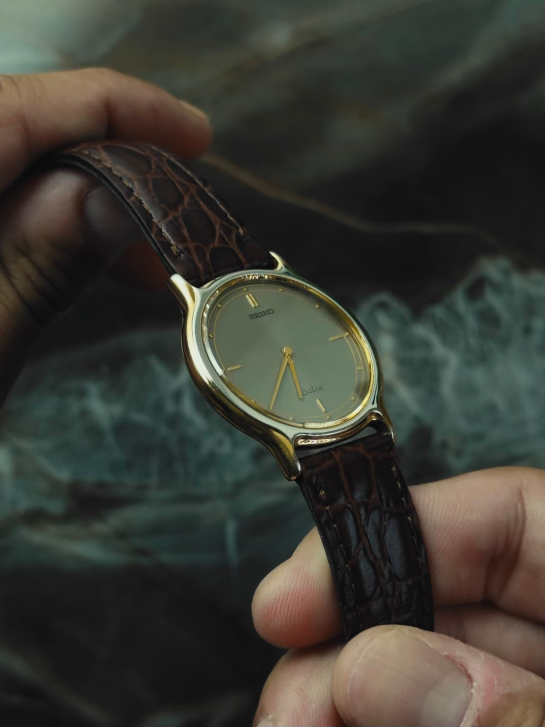 SEIKO Dolce Quartz Vintage gold 1989s