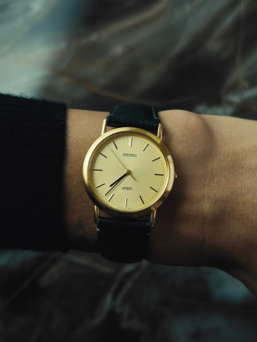 SEIKO Spirit Quartz Vintage Gold 1992s