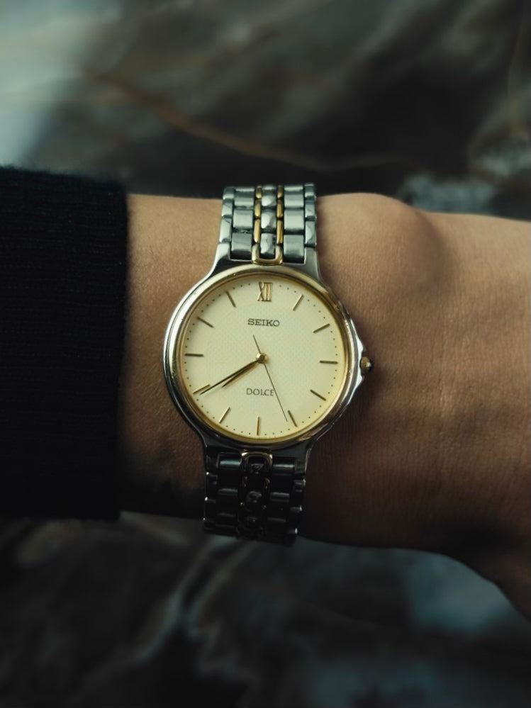 SEIKO Dolce Quartz Two-Tone  1993s