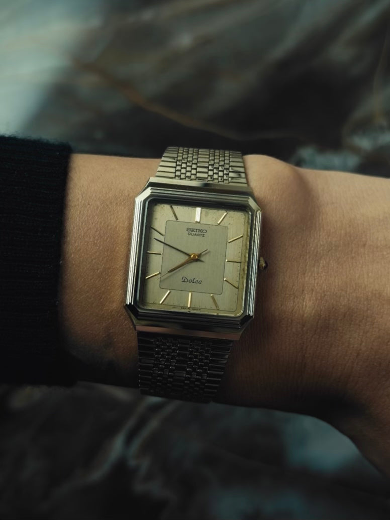 SEIKO Dolce Quartz Gold-Tone 1981s
