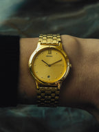 SEIKO Gold Textured Dial Quartz 1990s