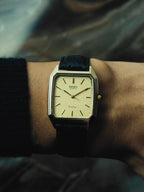 SEIKO Dolce Rectangular Champagne Dial 1981