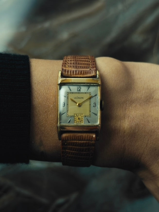 LECOULTRE 10KGF “Arabic Two-Tone” Dial 1940s