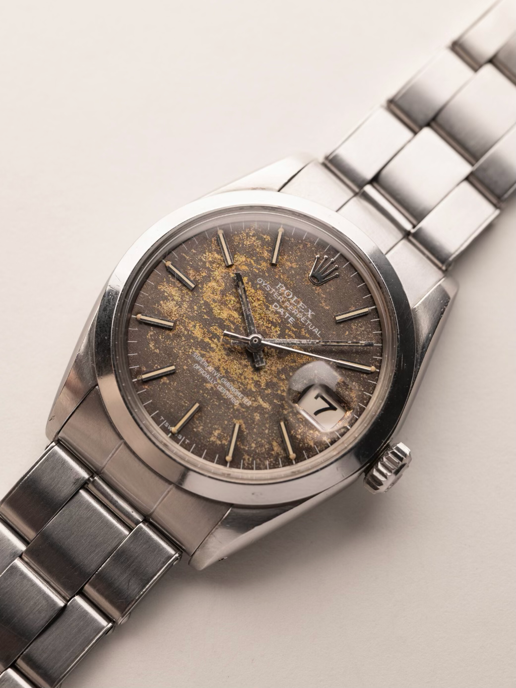 ROLEX 1500 Tropical Oyster Perpetual Date 1968s