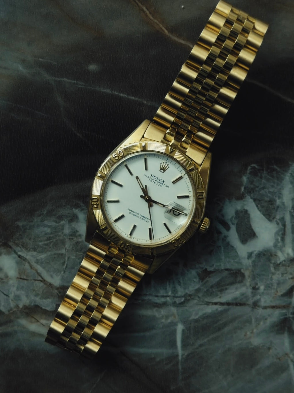ROLEX 18K Yellow Gold Datejust "Thunderbird" White Dial 1970s｜ロレックス ヴィンテージ時計 - 21