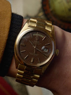ROLEX 18k Rose Gold Day-Date 1965s