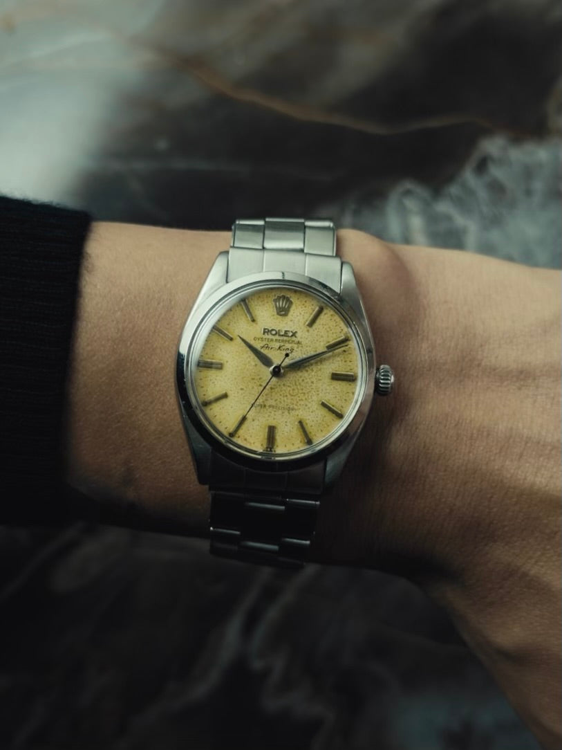 ROLEX Air-King 6552 1st Generation Original Warm Patina Dial 1958s