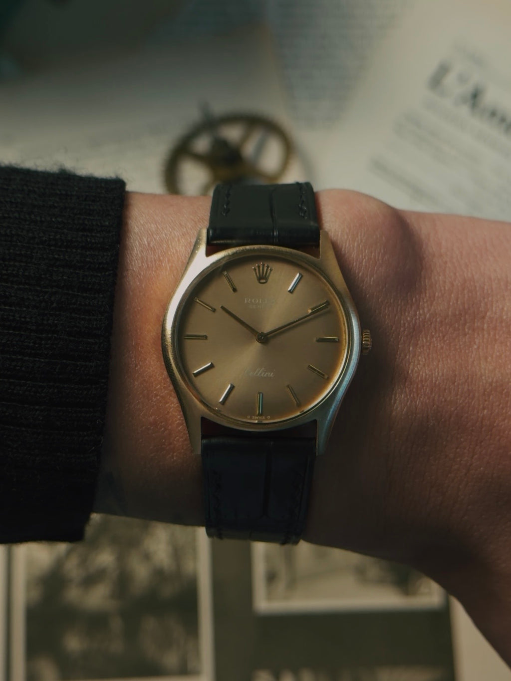 ROLEX 3804 Cellini 18k Yellow Gold 1974s