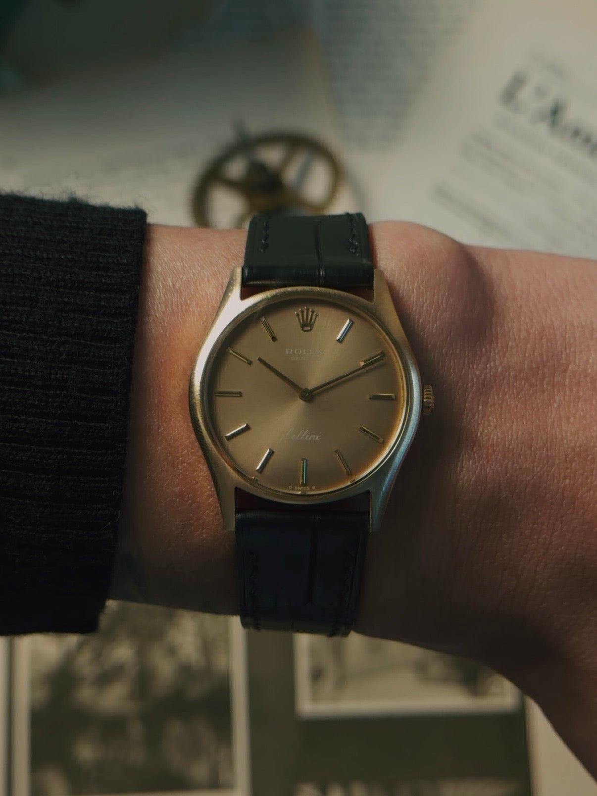 ROLEX 3804 Cellini 18k Yellow Gold 1974s