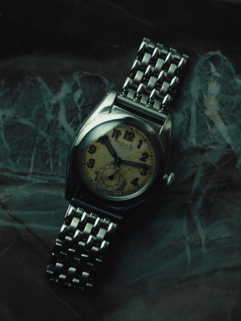 ROLEX Oyster Perpetual Bubble Back "Criss-Cross Dial" 1940s｜ロレックス ヴィンテージ時計 - 22