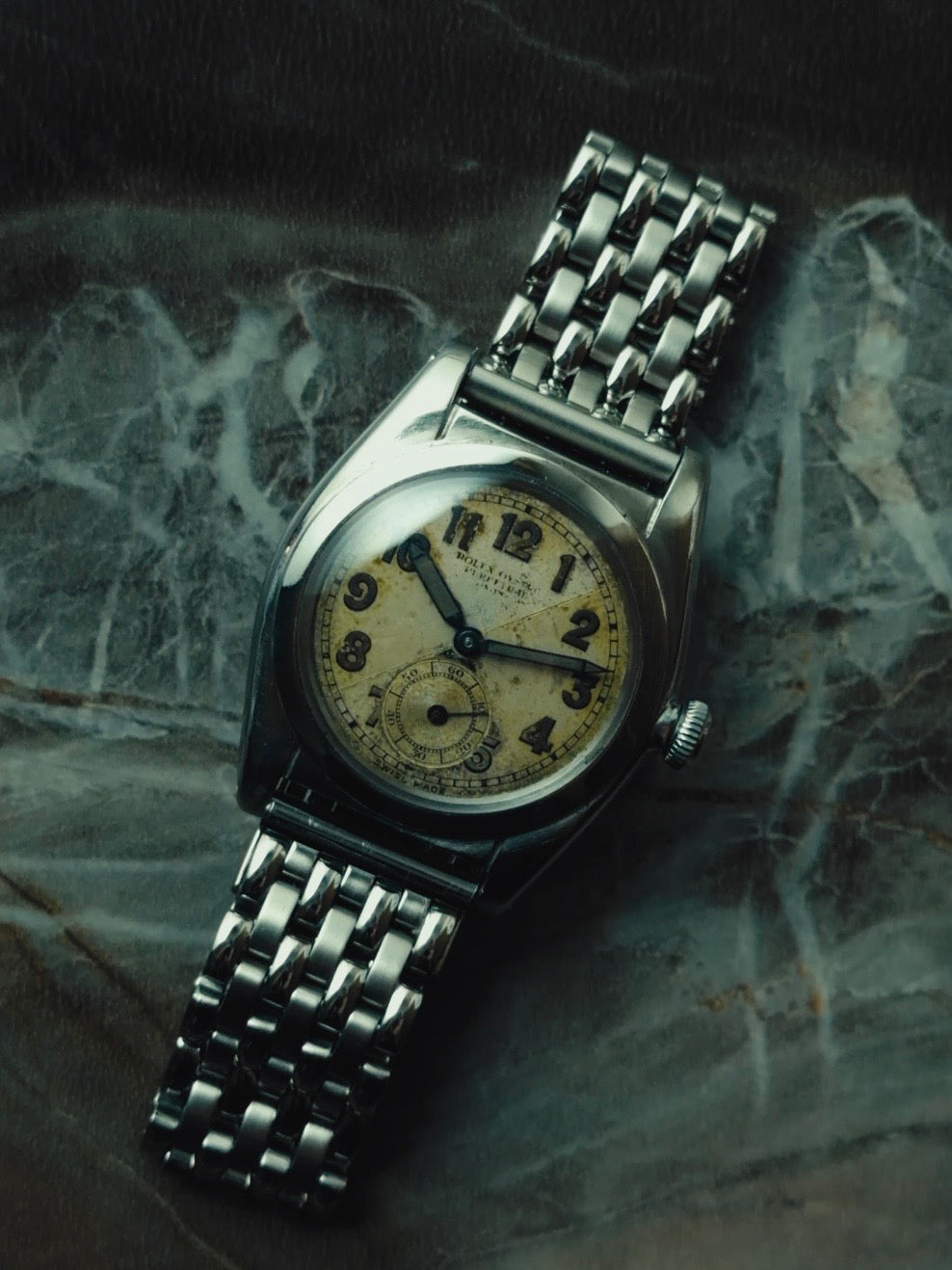ROLEX Oyster Perpetual Bubble Back "Criss-Cross Dial" 1940s｜ロレックス ヴィンテージ時計 - 23