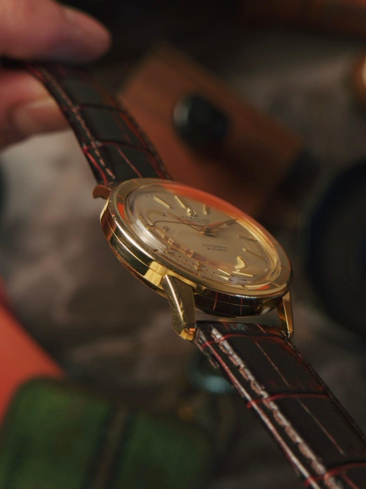 BREITLING 18K BIDNATOR 1955s