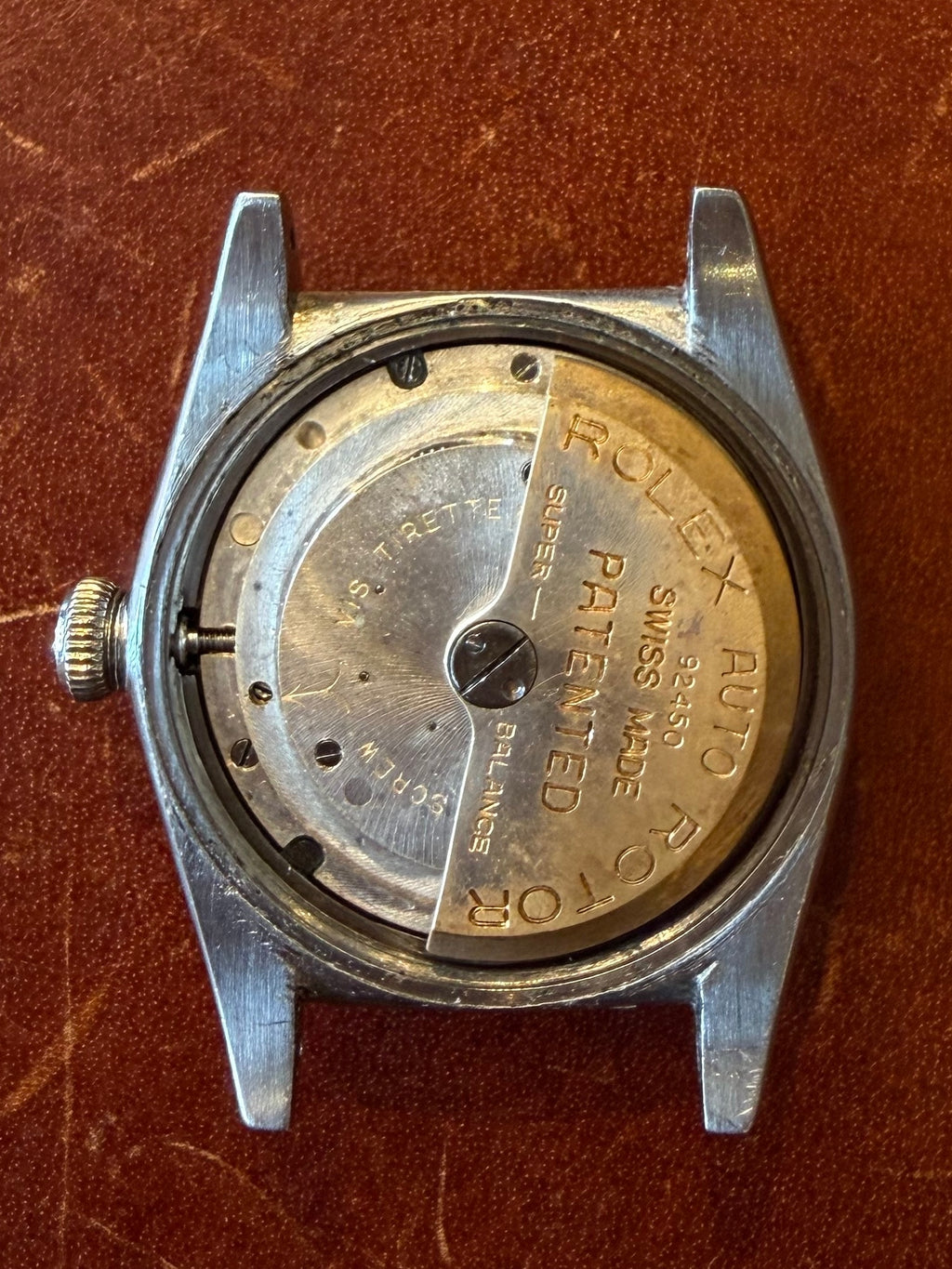 ROLEX Oyster Perpetual Bubble Back "Criss-Cross Dial" 1940s｜ロレックス ヴィンテージ時計 - 24