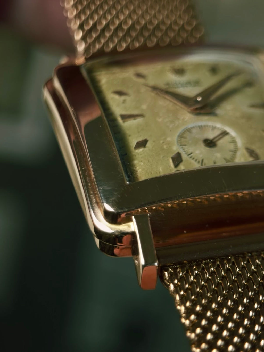ROLEX  PERPETUAL BULGING BACK 18k Rose Gold 1950s