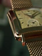 ROLEX  PERPETUAL BULGING BACK 18k Rose Gold 1950s