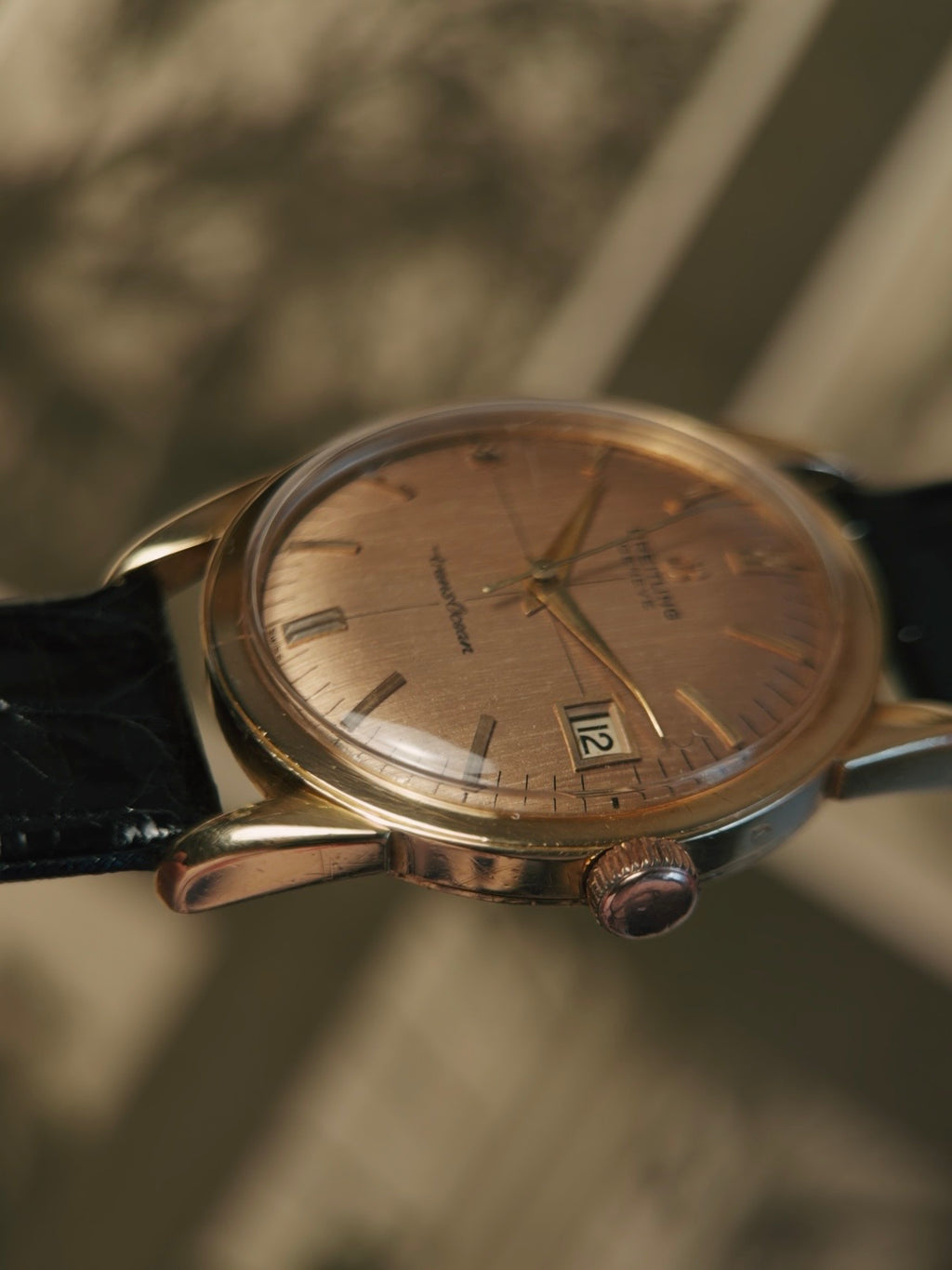 BREITLING 18K Rose Gold TRANSOCEAN 1964s