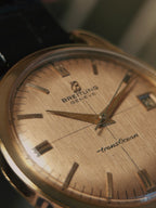 BREITLING 18K Rose Gold TRANSOCEAN 1964s