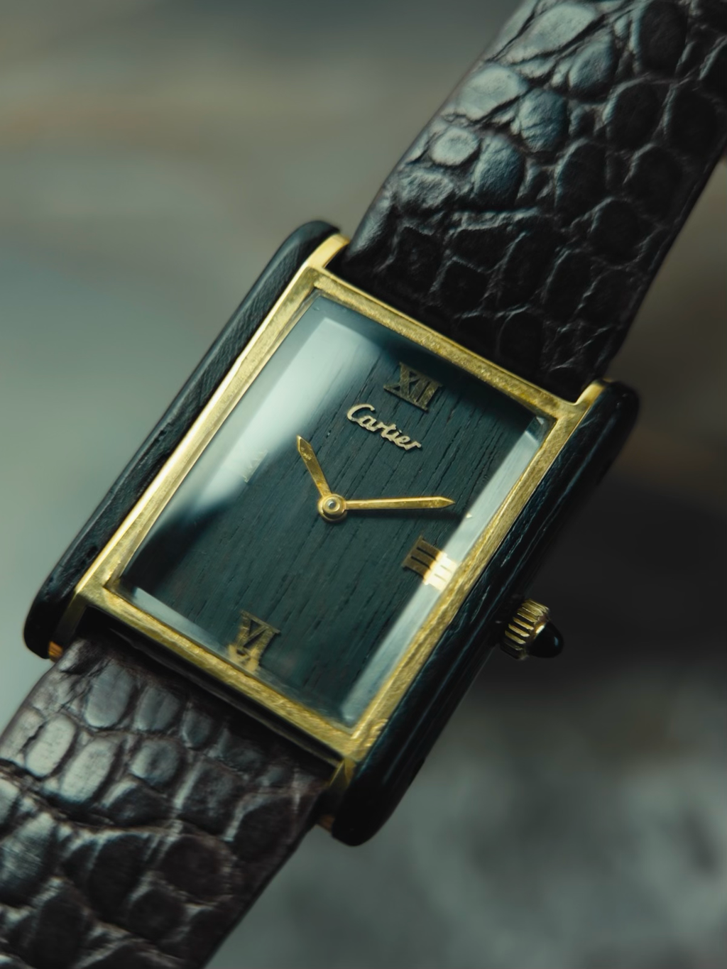 Cartier 20611 Wood Tank 1975s