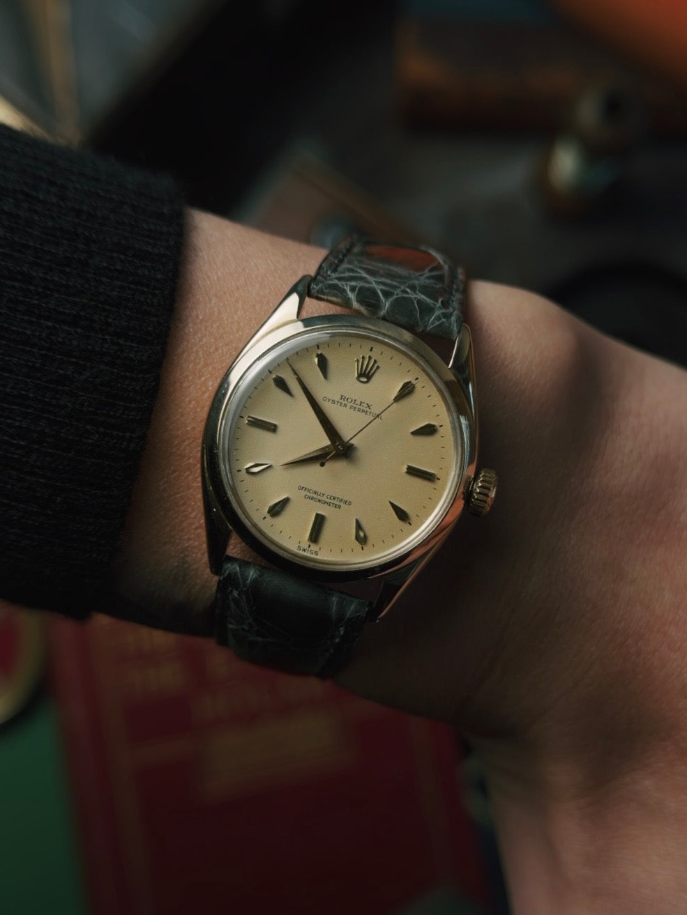 ROLEX 14K Oyster perpetual 1955s