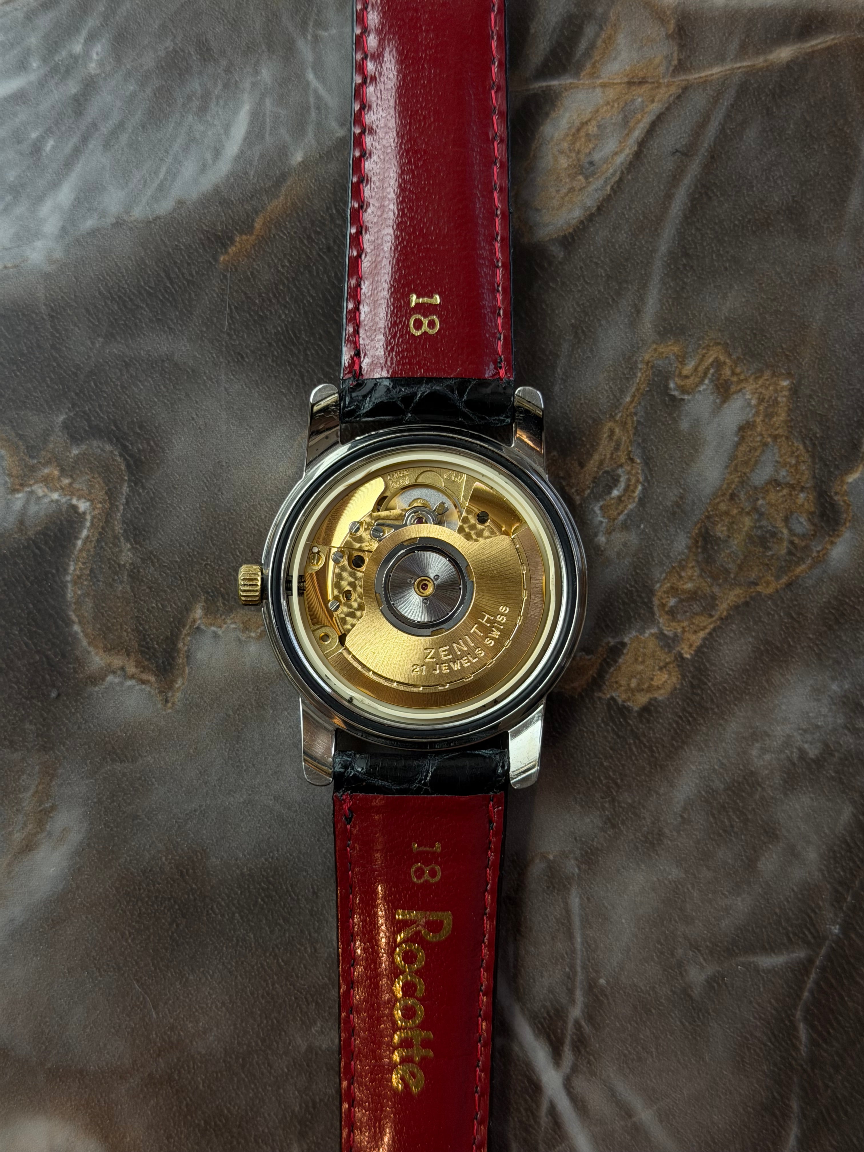 ZENITH エペルヴィエ 18Kゴールドベゼル 1990年代