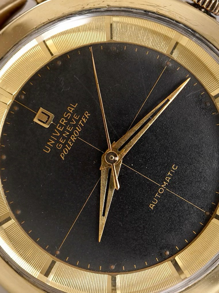 UNIVERSAL GENEVE POLEROUTER 20214 Gold Filled 1950s