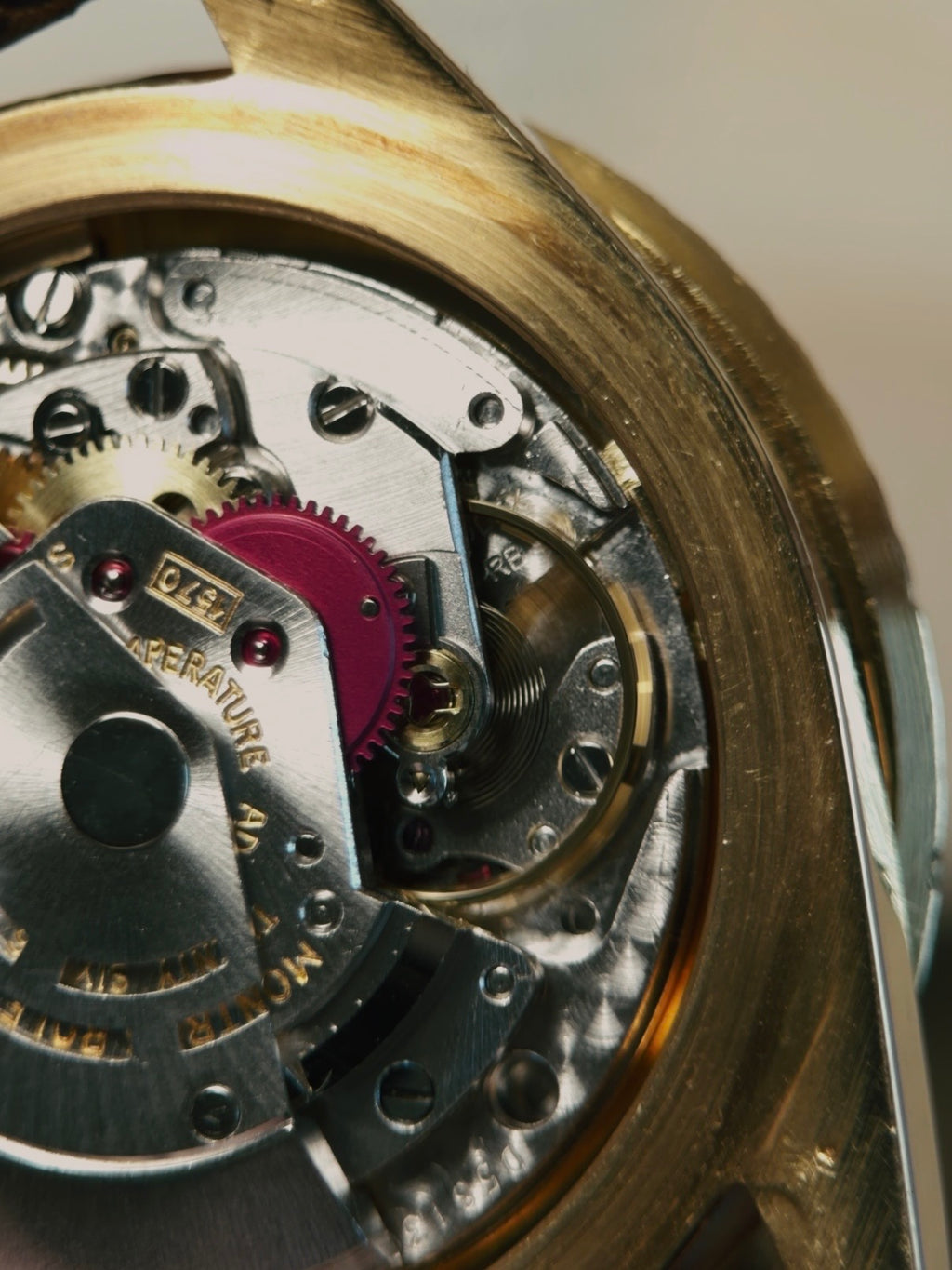 ROLEX 18k YG “PUPLE CHANGE” Nipple Blue Submariner Date 1973s