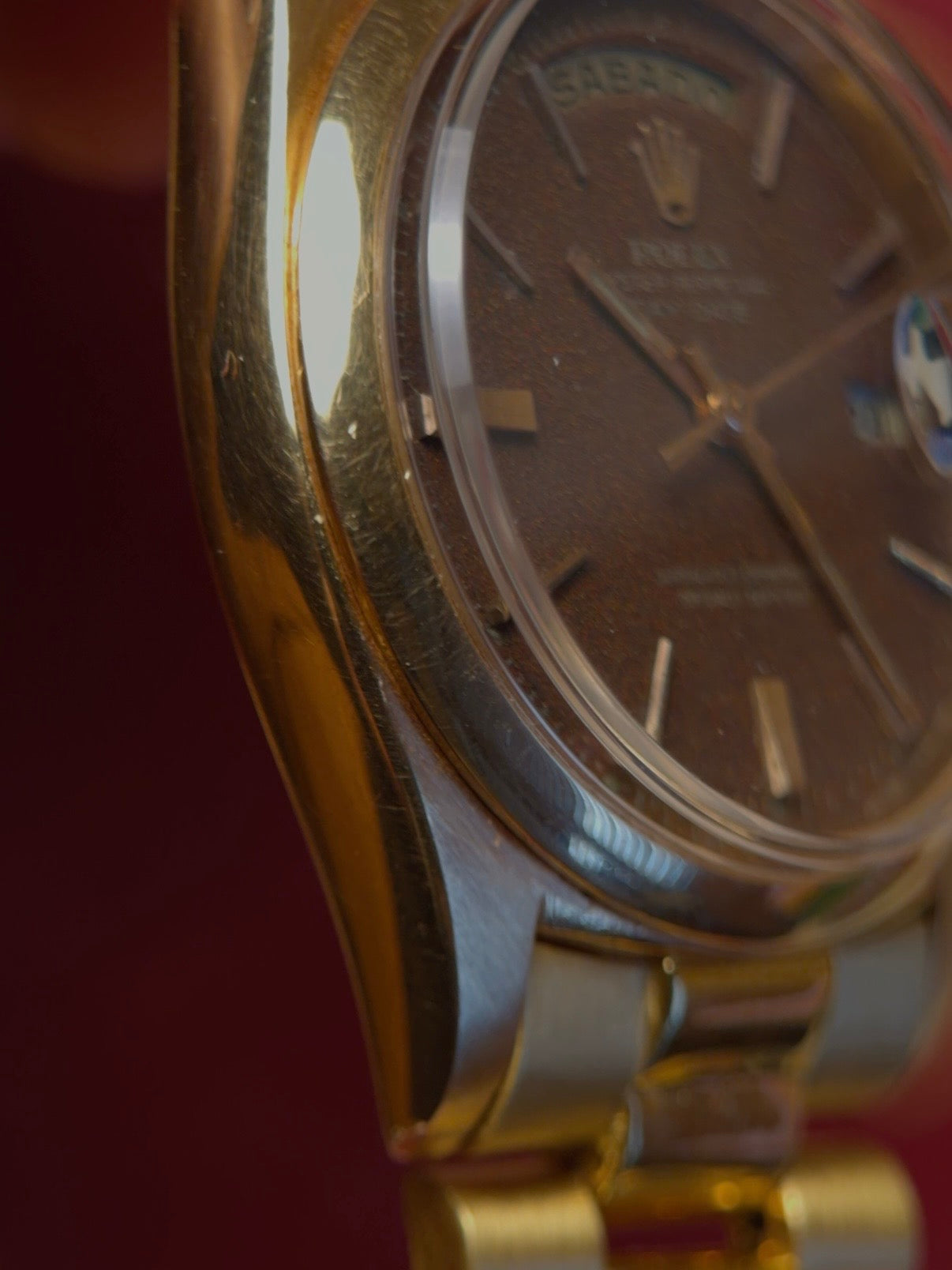 ROLEX 18k Rose Gold Day-Date 1965s