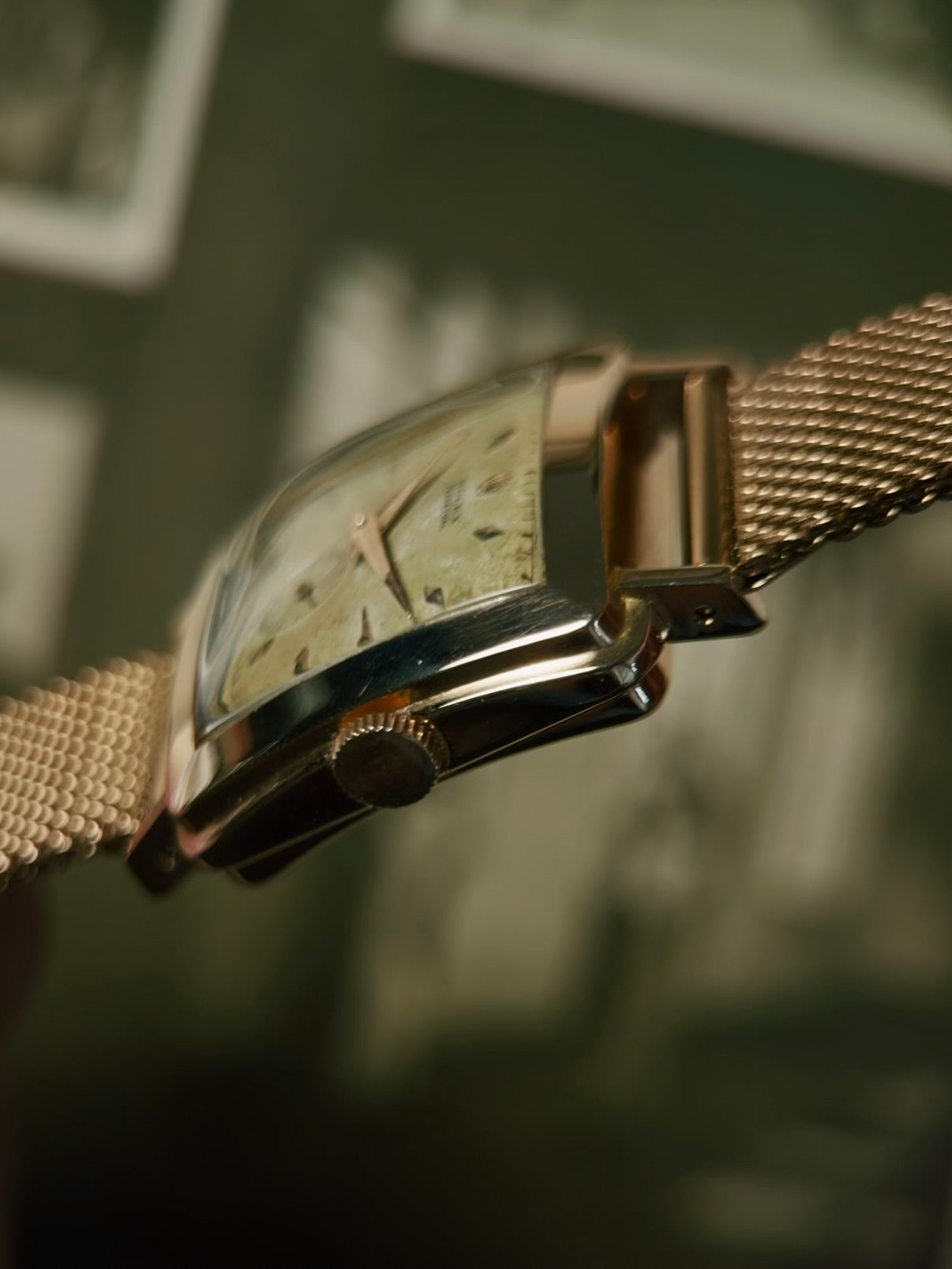 ROLEX  PERPETUAL BULGING BACK 18k Rose Gold 1950s