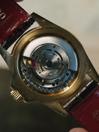 ROLEX 18k YG “PUPLE CHANGE” Nipple Blue Submariner Date 1973s