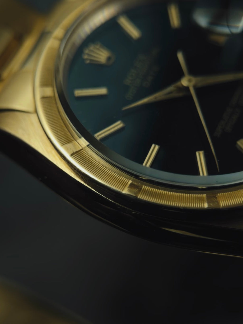 ROLEX Oyster Perpetual Date 1501 18k Yellow Gold 1964s