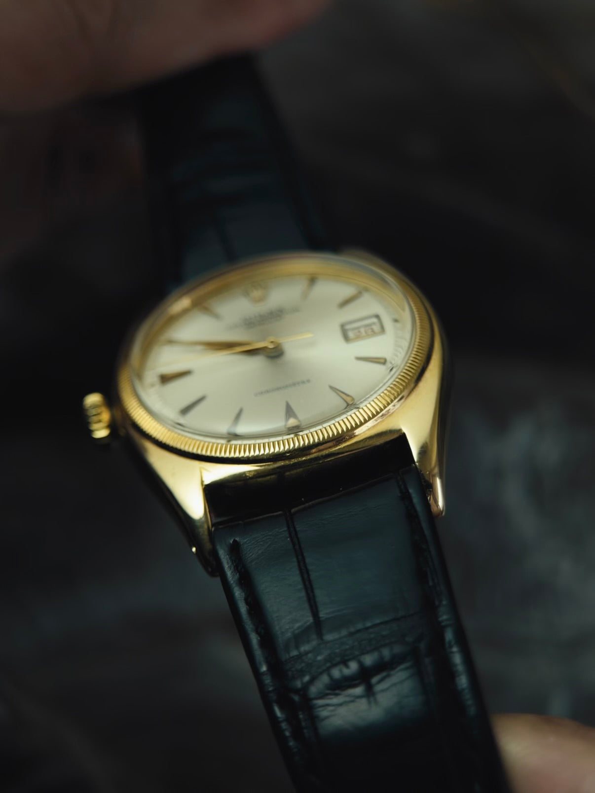 ROLEX Datejust 6105 Lefty 18k 1952s