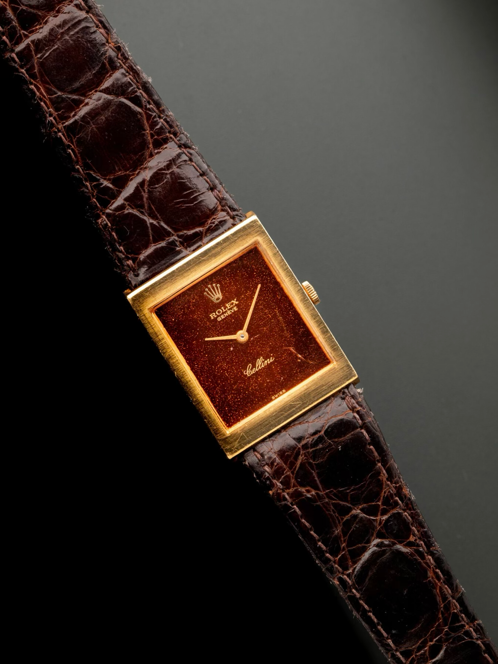 ROLEX 4014 Cellini “Burnt Tropical Orange Dial” 1975s