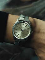 ROLEX Oyster Perpetual 1007 SS “PATINA DIAL” 1960-70s