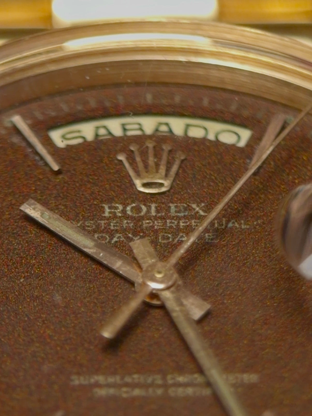 ROLEX 18k Rose Gold Day-Date 1965s