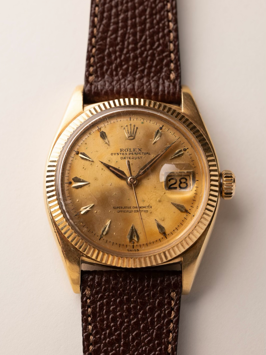 Rolex 6605 Yellow Gold Datejust 1959s
