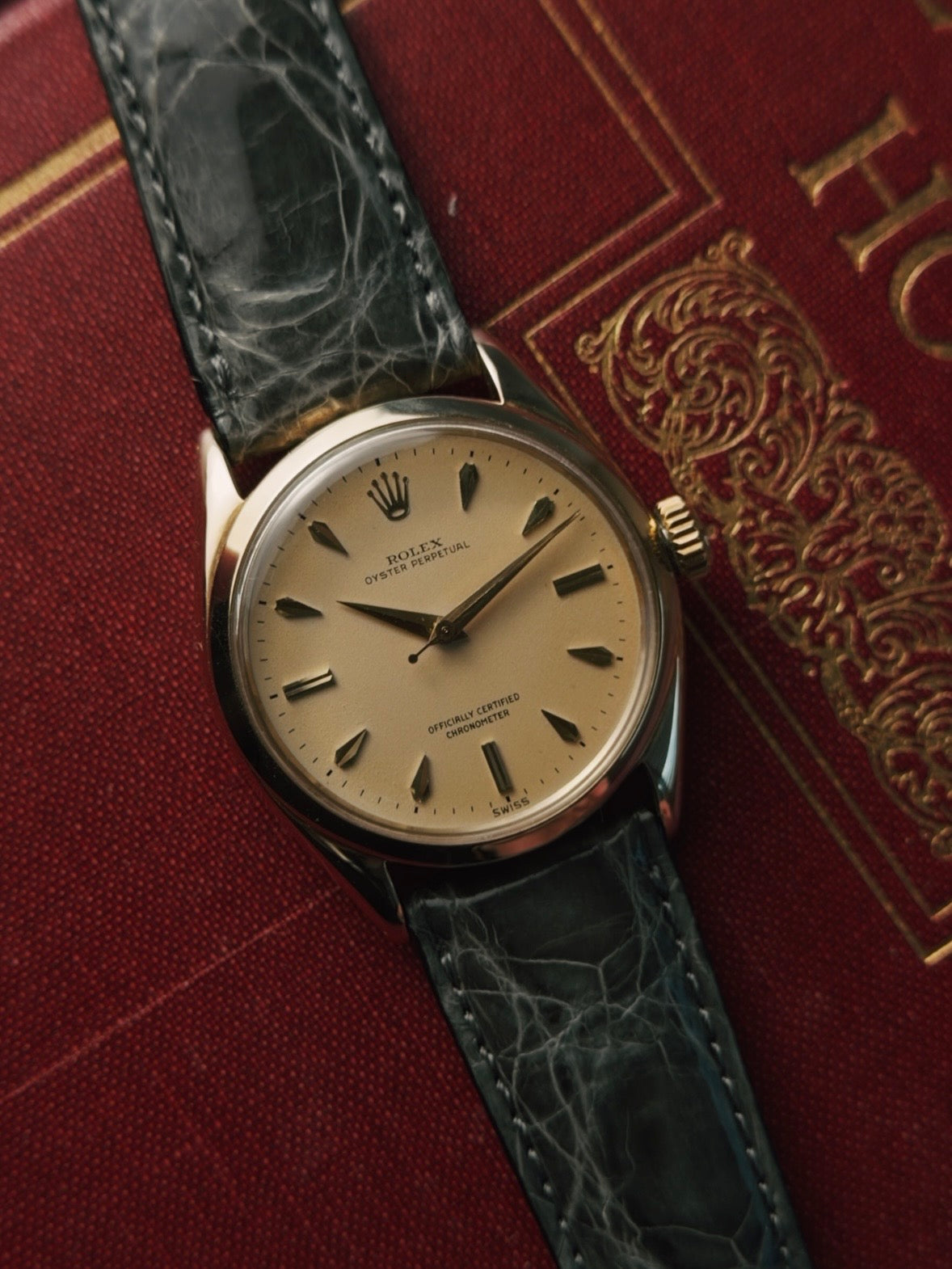 ROLEX 14K Oyster perpetual 1955s