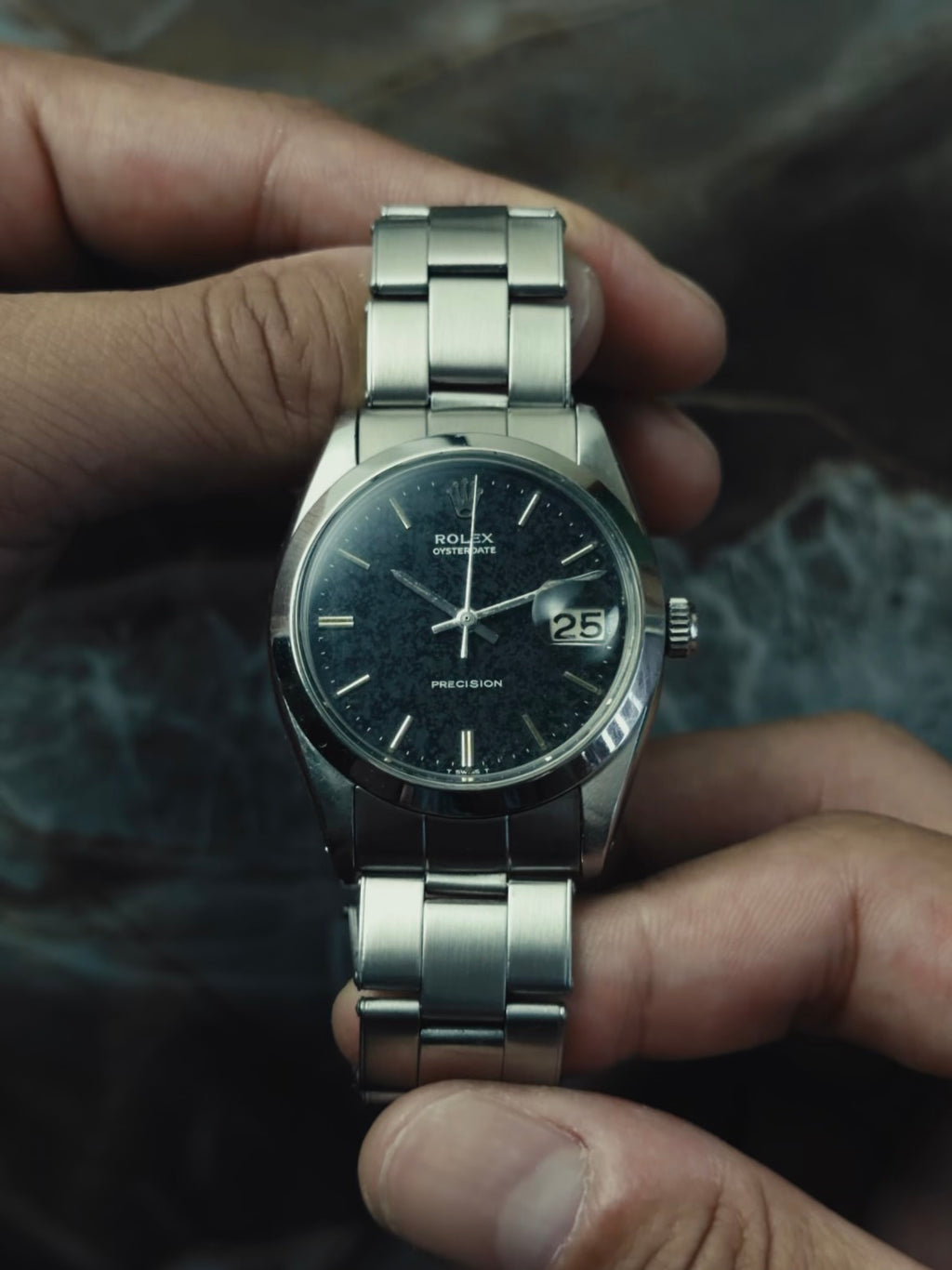 ROLEX 6694 Oysterdate “Midnight Tropical Dial” 1965s