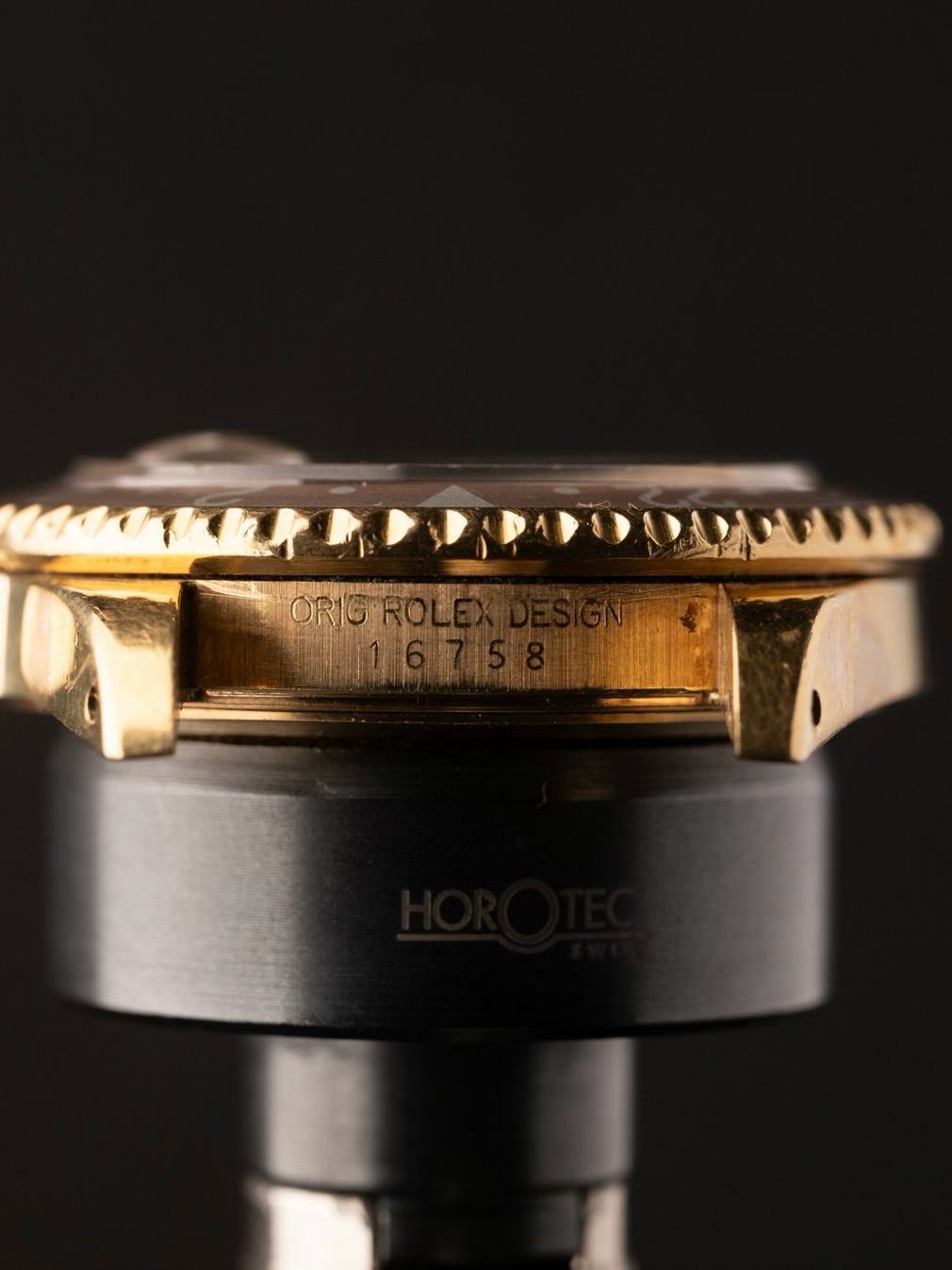 ROLEX 16758 18K Gold Tropical GMT-Master 1984s