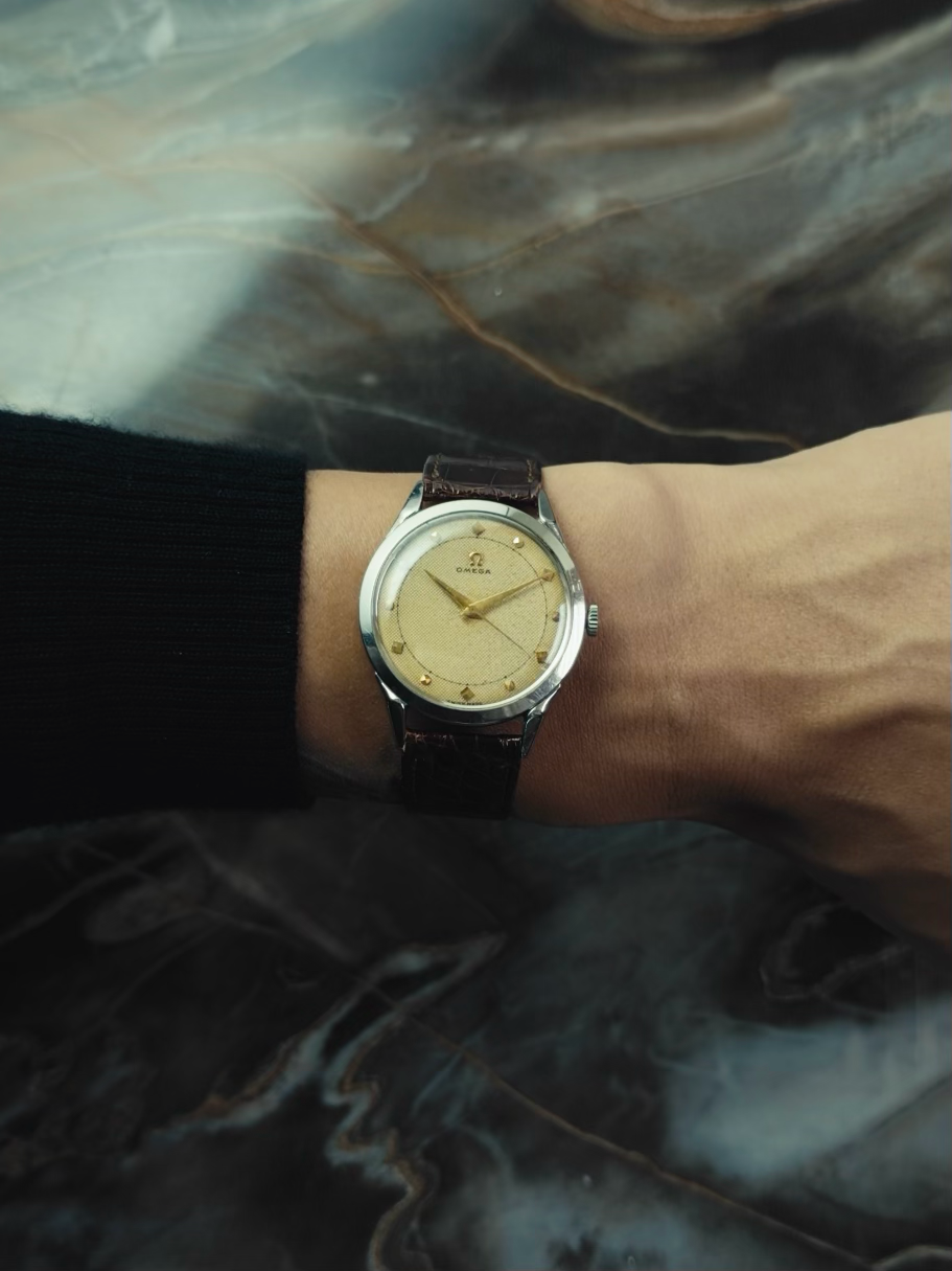 OMEGA SS Texture Dial 1950s