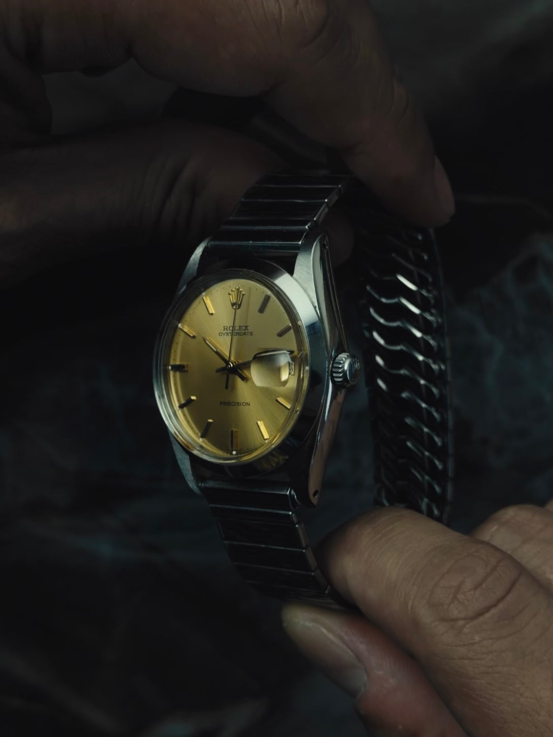 ROLEX 6694 Oysterdate Precision ”Gold Dial” 1966s