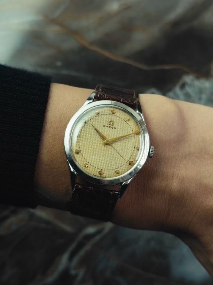 OMEGA SS Texture Dial 1950s