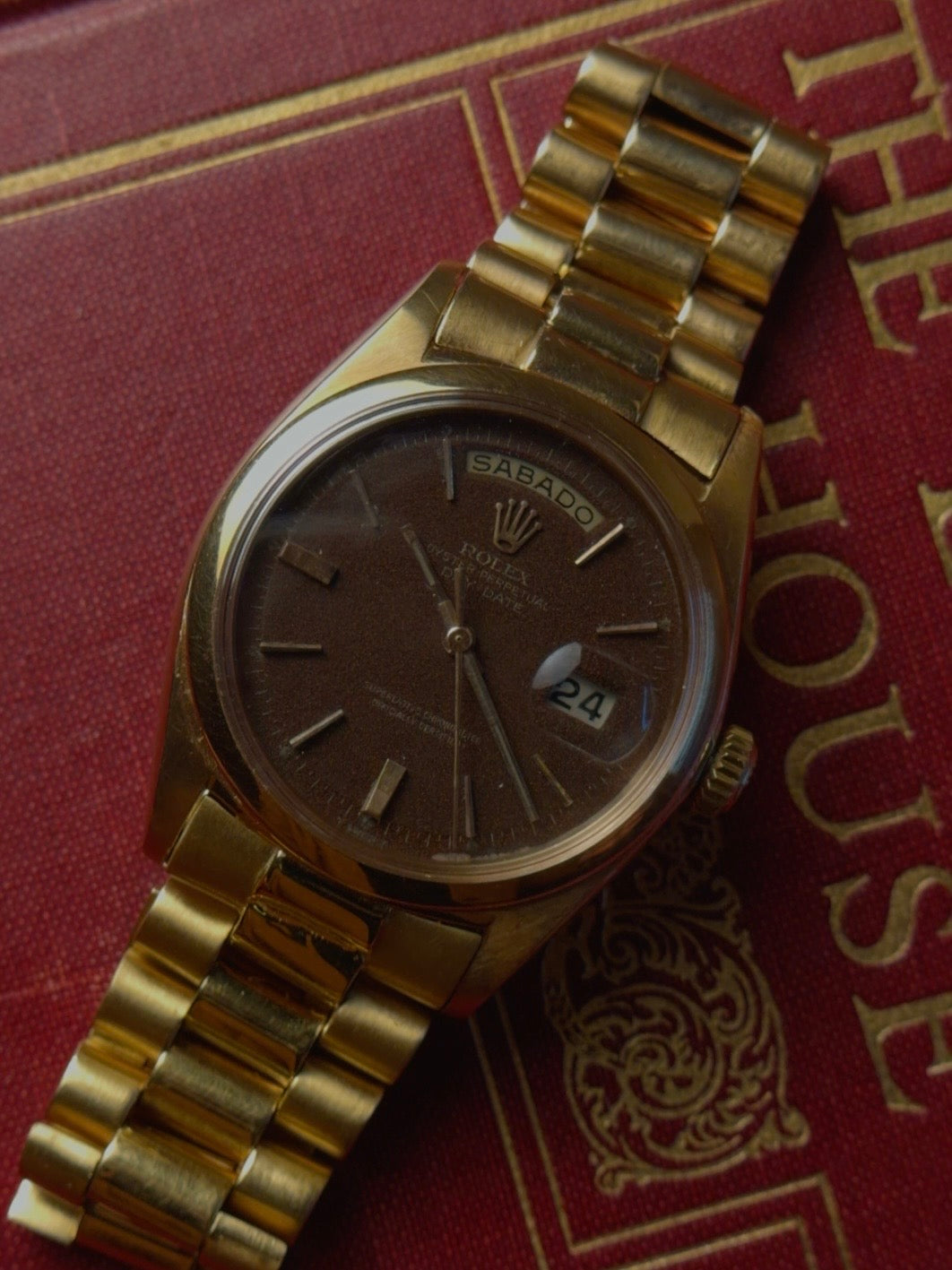 ROLEX 18k Rose Gold Day-Date 1965s