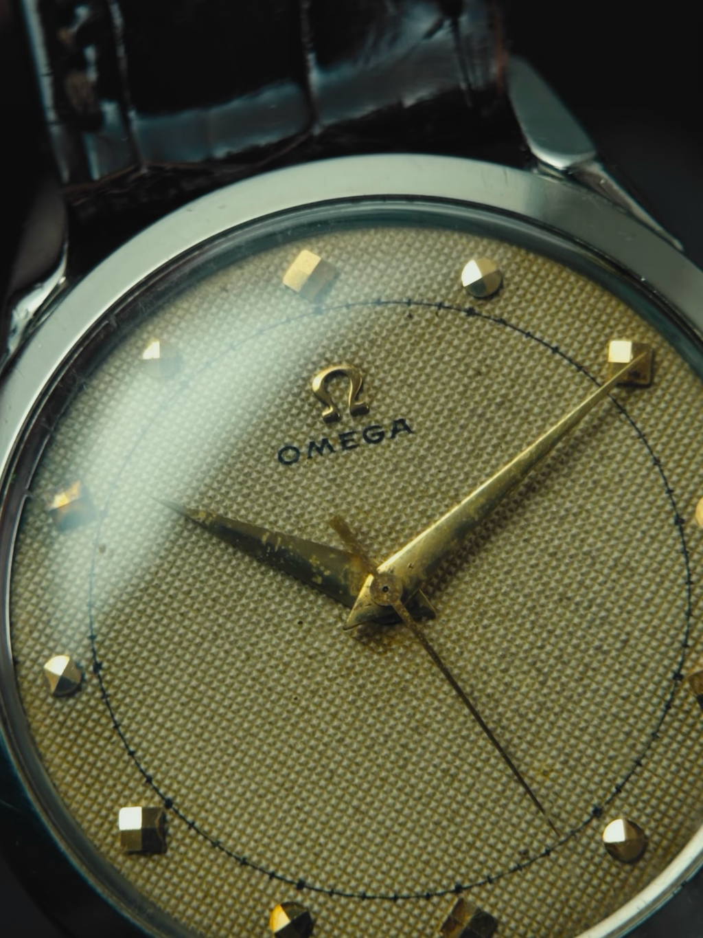 OMEGA SS Texture Dial 1950s