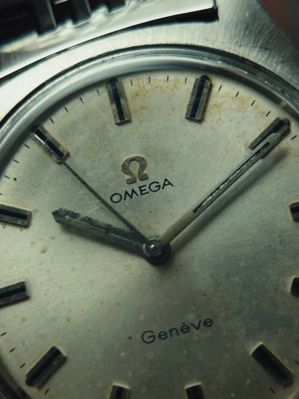 OMEGA Genéve SS Vintage Patina Dial 1970s