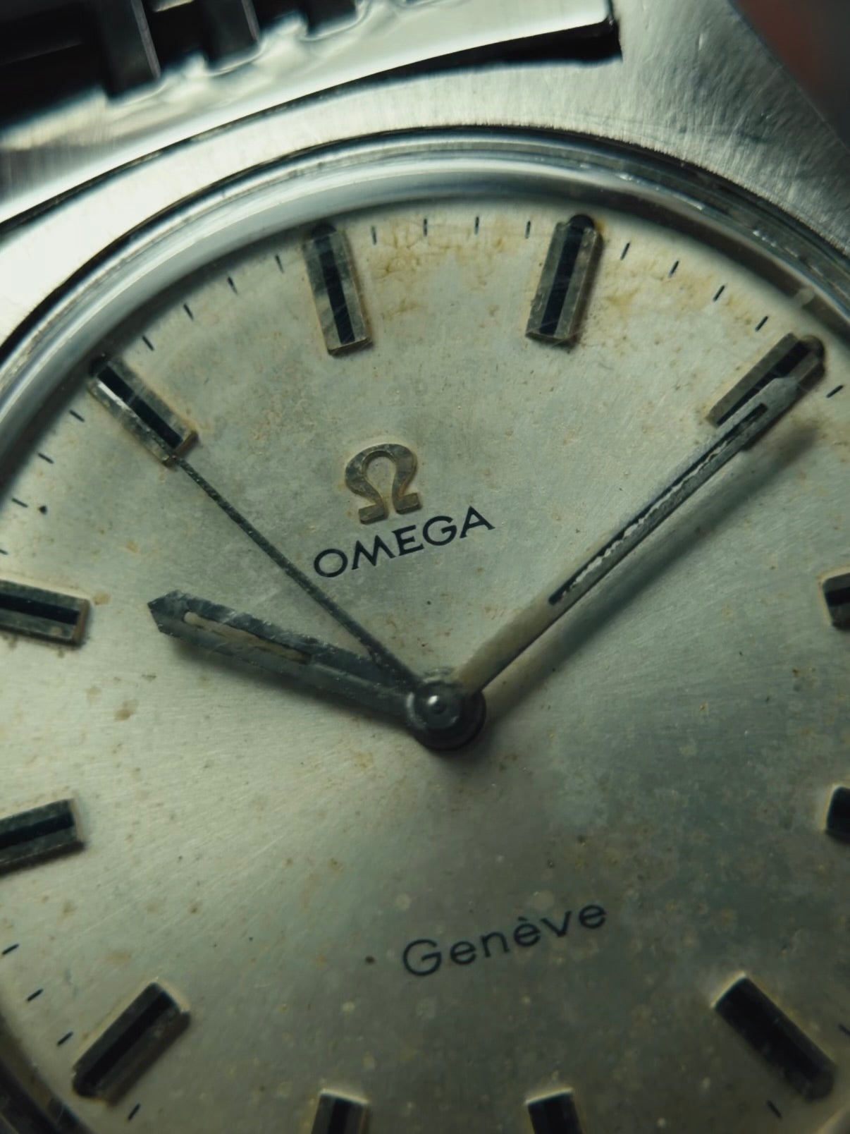 OMEGA Genéve SS Vintage Patina Dial 1970s